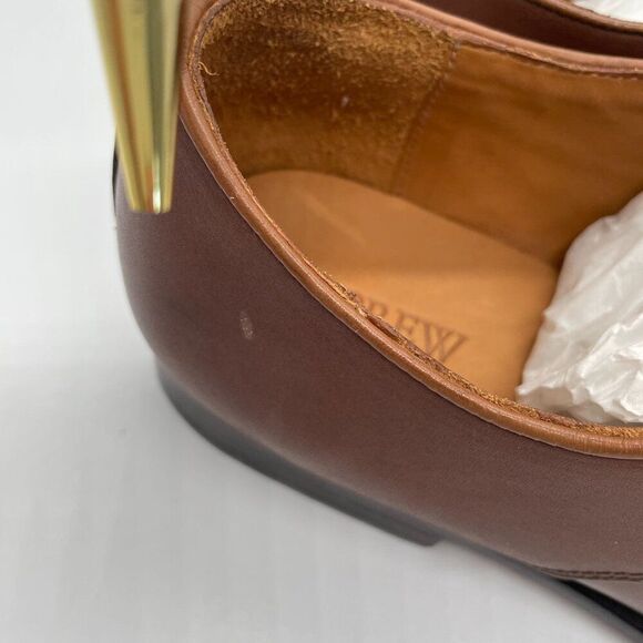 J. Crew Factory Mens Oxford Leather Cap Toe Shoes Brown Sz 10.5 Lace‎ Up Preppy - Picture 15 of 15